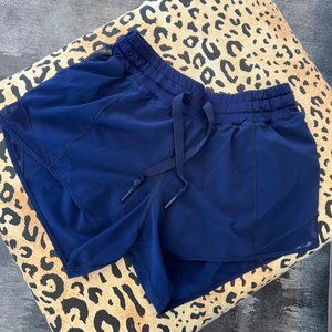 Lululemon Navy Blue Running Shorts - Size 4